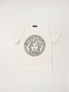 YOUNG VERSACE VERSACE YOUNG COTTON T-SHIRT WITH MEDUSA,C69723001