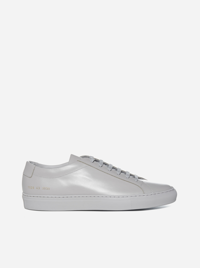 Common Projects Low-top Lace-up Sneakers In Grey