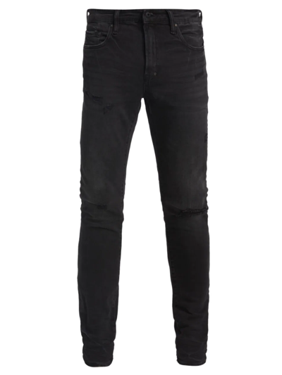 Prps Cayenne Distressed Stretch Super Skinny Jeans In Black