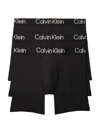 Calvin Klein Ultra-soft Modern 3-piece Boxer Brief Set In Black