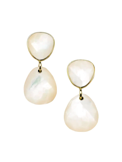 Ippolita 18k Gold Rock Candy Mother-of-pearl Wedge Drop Earrings