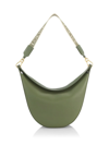 Loewe Women's Medium Luna Leather Hobo Bag In Avocado Green