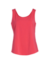 Nic + Zoe Knit Scoopneck Tank Top In Rose Quartz