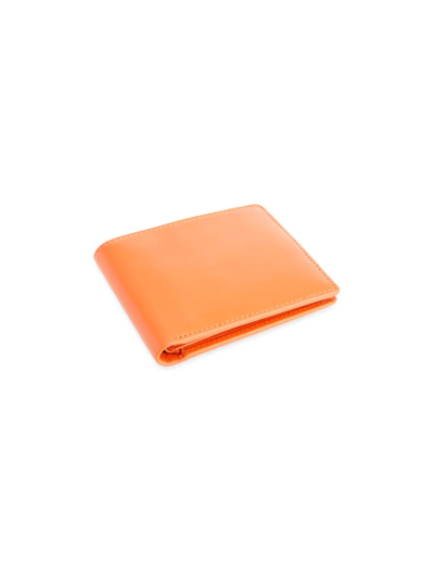 Royce New York Rfid Blocking Tri-fold Wallet In Orange