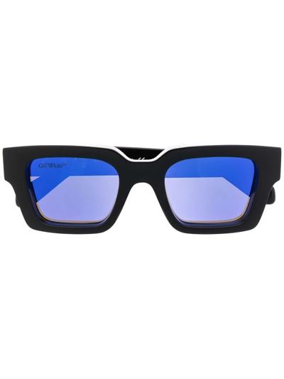 Off-white Virgil Rectangle-frame Sunglasses (15cm) In Black