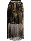 VERSACE JEANS COUTURE REGALIA BAROQUE PLEATED SKIRT
