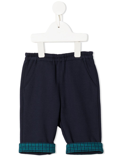 Familiar Kids' Elasticated Straight-leg Trousers In Black