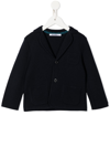 Familiar Single-breasted Buttoned-up Jacket In Blue
