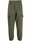 IZZUE ARMY CARGO TAPERED TROUSERS