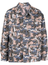 Charles Jeffrey Loverboy Camo-print Workwear Shorts In Multicolour