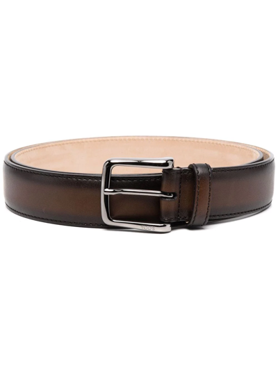 Tod's Metal Buckle Belt In Brown