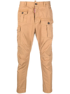 Dsquared2 Straight-leg Cargo Pants In Brown