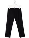 Dsquared2 Black Stretch Virgin Wool Trousers In Black