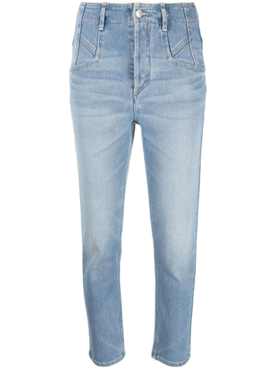 Isabel Marant Niliane High-rise Slim Jeans In Blue