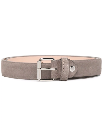 Paolo Pecora Kids' Metallic-buckle Belt In Neutrals