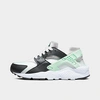 Nike Huarache Run Big Kids' Shoes In White/mint Foam/off Noir