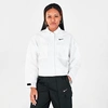 Nike Women's Sportswear Essential Woven Field Jacket In White/black