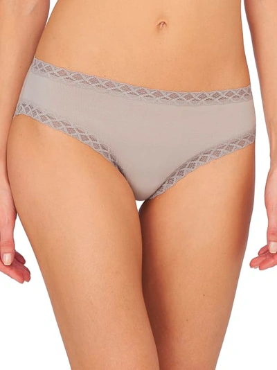 Natori Bliss Cotton Girl Brief In Marble