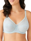 Wacoal Retro Chic Bra In Cloud Blue