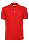 LACOSTE LACOSTE T-SHIRTS AND POLOS RED