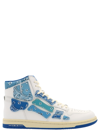 Amiri Skel-top Hi Bandana High-top Sneakers In White