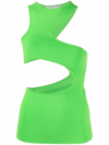 Stella Mccartney Compact Knit Top In Green
