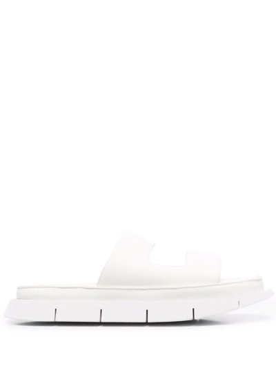 Marsèll Open-toe Leather Sandals In White