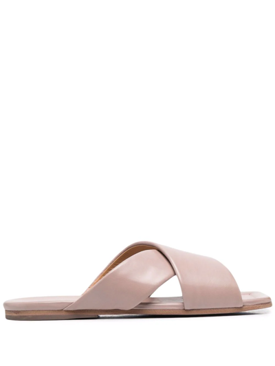 Marsèll Crossover-strap Sandals In Neutrals