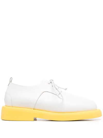 Marsèll Two-tone Leather Brogues In White