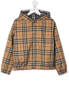 BURBERRY REVERSIBLE HOODED CHECK-PATTERN JACKET
