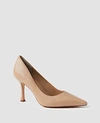 Ann Taylor Mila Leather Pumps In Camel