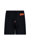 Heron Preston Logo-patch Drawstring Swim Shorts