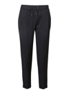 Fabiana Filippi Drawstring-waist Tapered Trousers In Blue