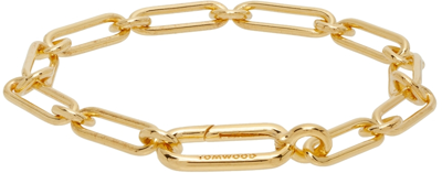 Tom Wood Multi Link Bracelet In Gold