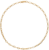 LAURA LOMBARDI GOLD BAR CHAIN NECKLACE