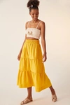 Maeve The Somerset Maxi Skirt In Yellow
