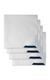 Moda Domus Set-of-4 Save Venice Napkins In Blue