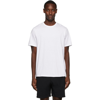 Vince Men's Linen Crewneck T-shirt In Optic White