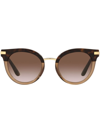 DOLCE & GABBANA CAT-EYE FRAME SUNGLASSES