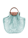 Longchamp Le Pliage Filet Tote Bag In Lagoon