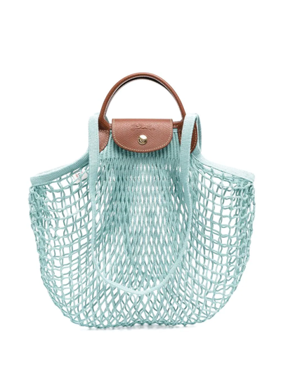 Longchamp Le Pliage Filet Tote Bag In Green