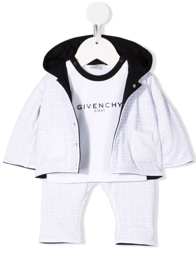 Givenchy Babies' Padded Reversible 3-piece Set In Black