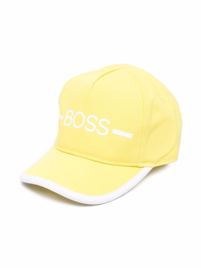 Bosswear Babies' Logo印花棒球帽 In Yellow