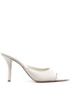 Gia Borghini Giaborghini Perni 04 Pointy Open Toe Mule In White