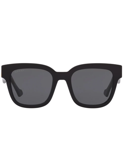 Gucci Square-frame Gg Sunglasses In Black