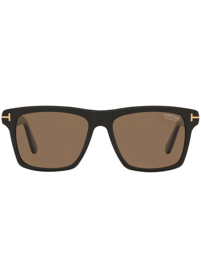Tom Ford Square-frame Sunglasses In Black