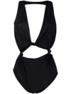RICK OWENS GLORY KNOTTED SWIMSUIT