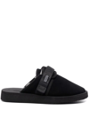 SUICOKE SHEARLING-LINED SLIPPERS