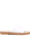 SEE BY CHLOÉ OPEN-TOE LEATHER SANDALS