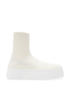 Khaite The Ludlow High Top Platform Sneaker In Neutrals
